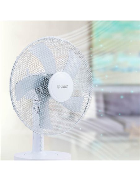 Table fan 31cm Ø 35W White