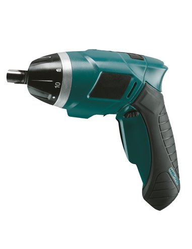 Mini atornillador inalámbrico de batería recargable de 180RPM (60W 3,6V) 182x138x50mm fabricado en ABS color verde y negro