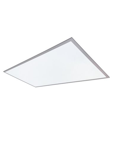 Luena LED recessed panel 40W 6000K 120x30cms. Nickel