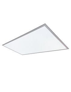 Panel LED empotrable "Luena" (40W 4200K 4400lm) IP20 1195x295x30mm fabricado en poliestireno y aluminio color níquel