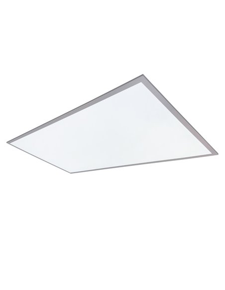 Luena LED recessed panel 60W 6000K 120x60cms. Nickel