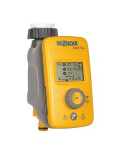 HOZELOCK Programador de riego “Select Plus” 100-000-698 color gris negro y amarillo