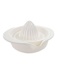 PLASTIKEN Exprimidor para cítricos color blanco