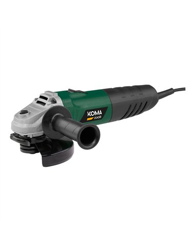 KOMA TOOLS Amoladora angular con mango multiposición antideslizante (710W 11000 RPM) Ø125x285x130mm