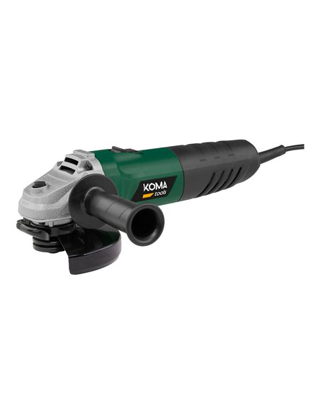 KOMA TOOLS Amoladora angular con mango multiposición antideslizante (710W 11000 RPM) Ø125x285x130mm