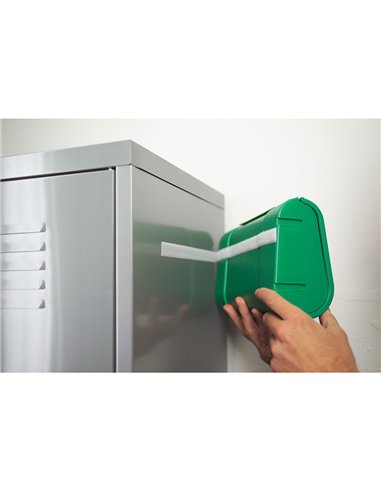 VELCRO® Cinta de gancho y bucle adhesiva para uso general 20mm x 5m color blanco