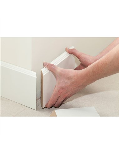 VELCRO® Cinta adhesiva extrafina de cierre 20mm x 5m color blanco