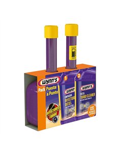 WYNN´S Pack de puesta a punto de inyectores diésel y limpiador de turbo diésel (325ml + 325ml)