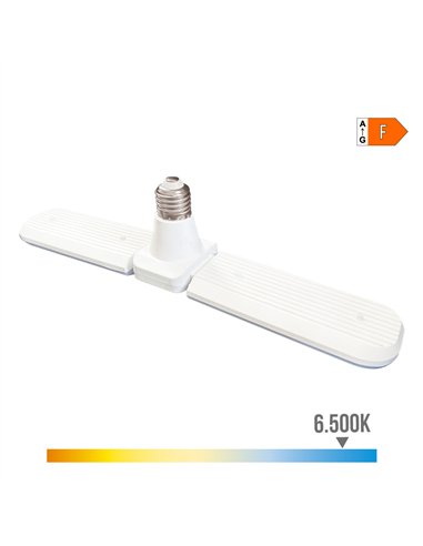 Bombilla LED de 48 leds E27 (15W 6500K 1521lm) IP20 355x63x86mm color blanco