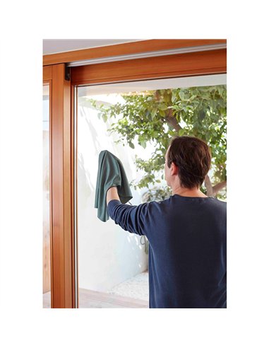 ECOLIMPIA Bayeta especial de microfibra para cristales color verde (50x40cm)