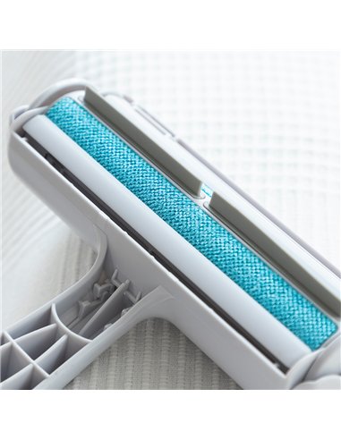 INNOVAGOODS Rodillo quitapelos con depósito interno color azul y gris