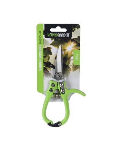 IPAE PROGARDEN Tijeras de podar 16,5cm (hoja de 5,5cm) color verde