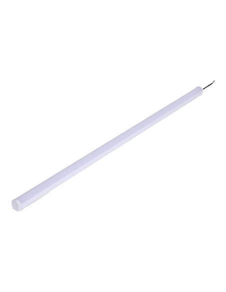 Regleta electrónica LED (48W 6400K 5160lm) IP65 150x4,6x5,1cm color blanco y opal