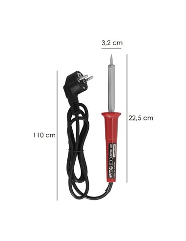 Soldador Wolfpack 40 Watt Punta Recta