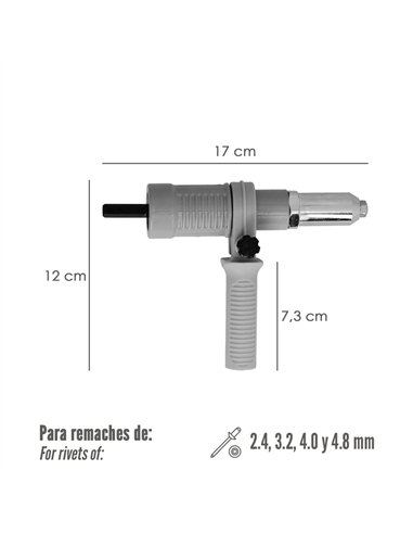 Kit Remachadora Para Taladro