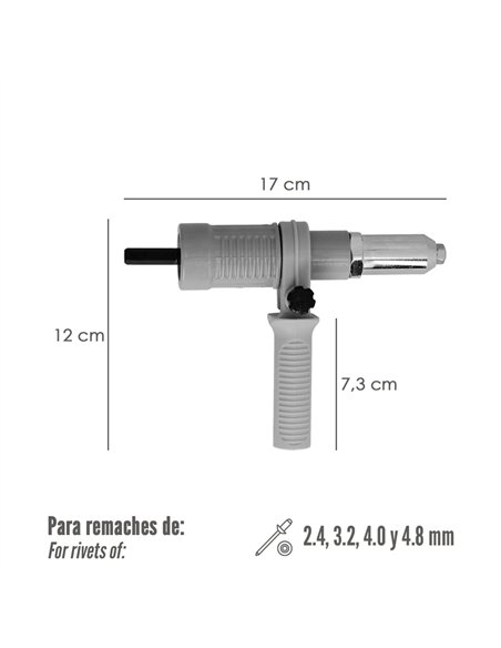Kit Remachadora Para Taladro