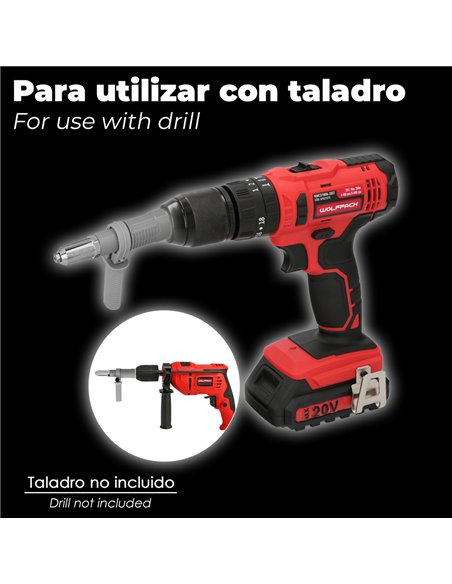 Kit Remachadora Para Taladro