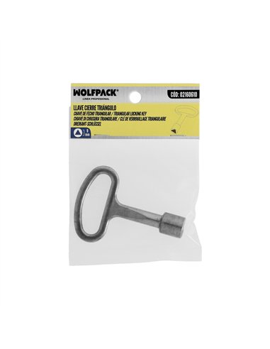 Llave de cierre de triángulo “193” 9mm diseño en T para uso diverso fabricada en metal