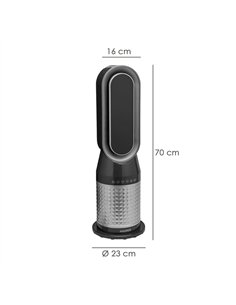 Termoventilador Ceramico Oscilante Con Mando 1.300 / 2.000 Watt. Temporizador 12 Horas. 2