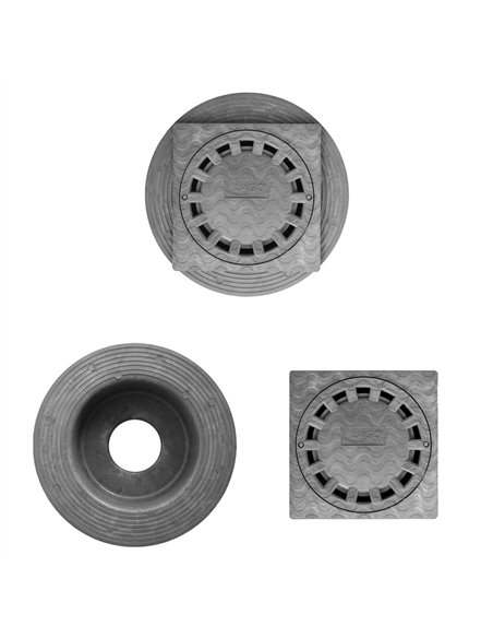 Caldereta Sifonica Pvc 200x200 / 90-110 Mm