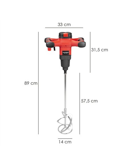 Mezclador Electrico 1800 Watt 6 Velocidades Con Variador de Potencia
