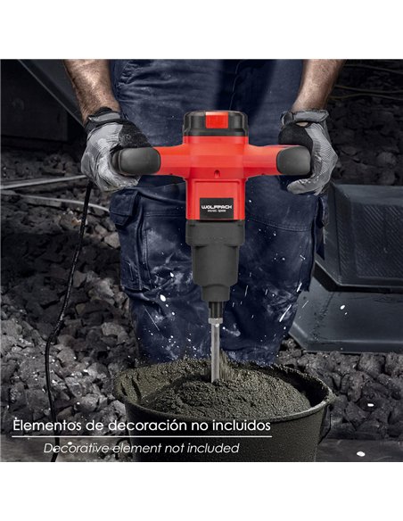 Mezclador Electrico 1800 Watt 6 Velocidades Con Variador de Potencia