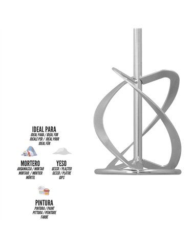 Mezclador Cola Recambio M14 140x600 mm.