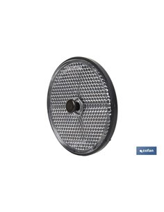 Catadióptricos redondos con tornillo para fijar en vehículos | 3 Colores y 2 tamaños diferentes