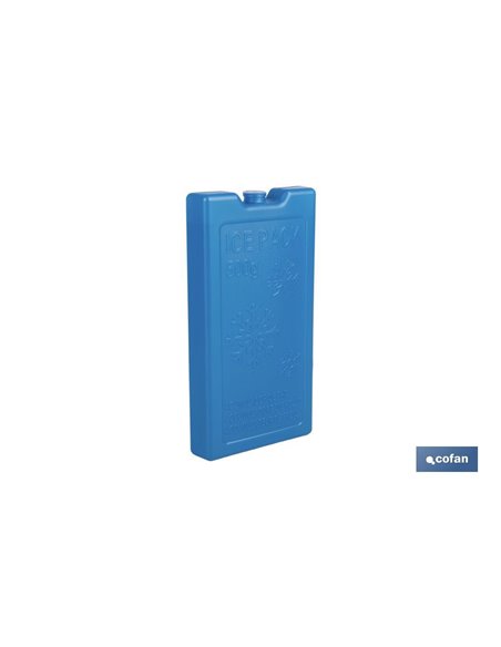 Acumulador de frío para nevera portátil de 500 ml en color azul | Conserva alimentos frescos