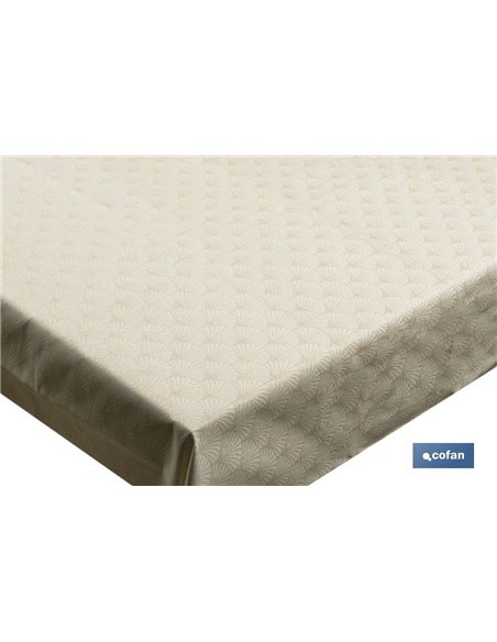 Mantel antimanchas resinado y confeccionado | Protección contra manchas | Material: 50 % de poliéster, 45 % de algodón | Diferen
