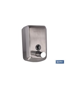 Dosificador de jabón en acero inoxidable 304 | Varias Medidas y Capacidades | Dispensador con ventana de visualización