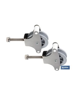 Tendedero de Ropa de 2 Poleas | Durabilidad y Funcionalidad en Acero Inoxidable 304