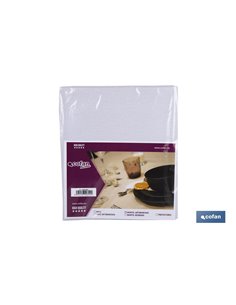 Mantel antimanchas | Diseño liso de color gris | Materiales: vinilo y poliéster | Impermeable | Fácil de limpiar | Disponible en