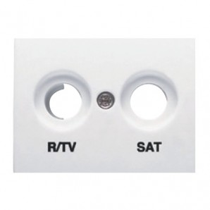 Tapa toma de R/TV-SAT BLANCO BJC Coral 21320