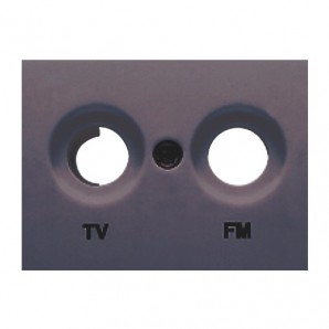 Tampa de tomada TV-FM LAVA GREY BJC Coral 21330-GL