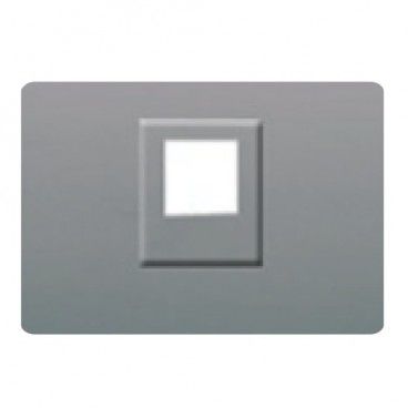 Tapa toma RJ11 o RJ45 GRIS SOMBRA BJC Coral 21782-GS