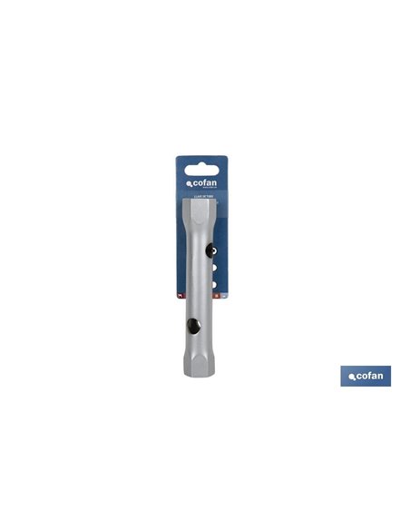 Llave de tubo DIN 896 B | Material: acero endurecido | Doble boca hexagonal | Disponible en diferentes medidas