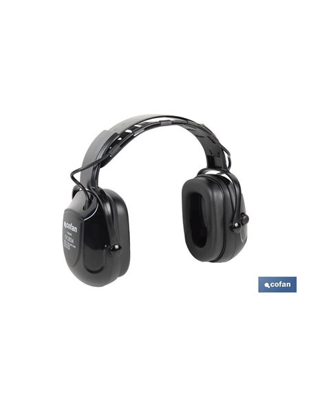 Cascos antirruido con Bluetooth | Reducción de sonido (SNR) 29 dB | Protección auditiva con micrófono y control de volumen