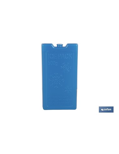 Acumulador de frío para nevera portátil de 500 ml en color azul | Conserva alimentos frescos
