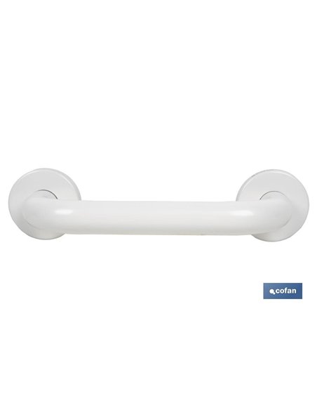 Barra de Apoyo Recta | Color: Blanco | Material: Acero Pintado | Diferentes Medidas