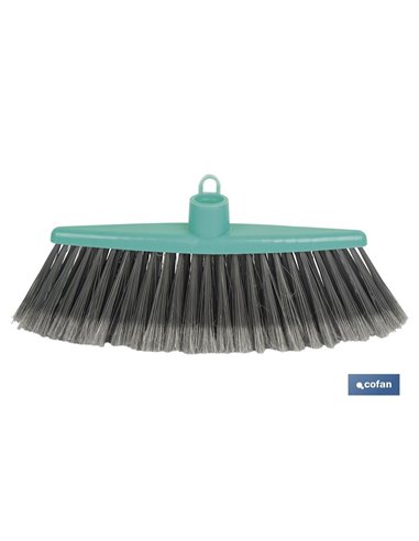 Cepillo de barrer plumado para pequeños espacios | Color: Verde agua