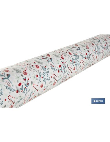 Rollo de hule con diseño primaveral | Protección y estilo para la mesa