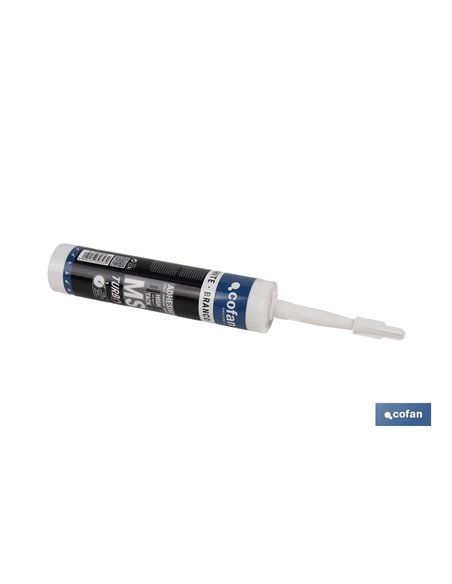 Adhesivo MS turbo extrafuerte en color blanco | Unión resistente y duradera | Envase: 290 ml