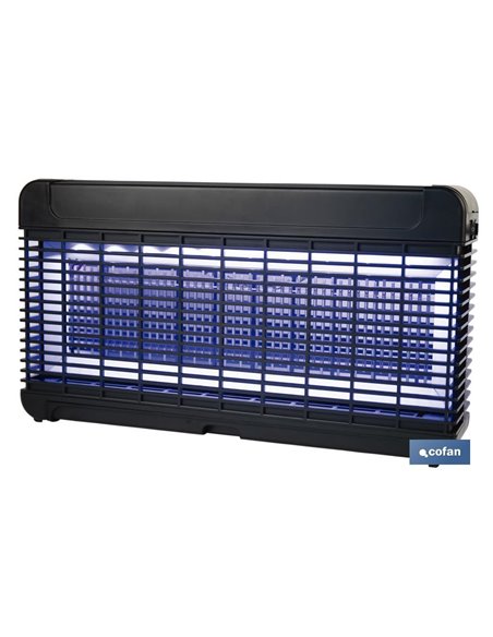 Lámpara LED antiinsectos con enchufe| Potencia: 13 W | Descarga Eléctrica: 4000 V | Área: 200 m² | Protégete contra los insectos