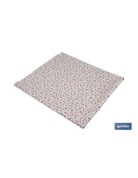 Hule con diseño moderno de flores | Materiales: PVC y polipropileno | Fácil de limpiar | Disponible en diferentes medidas