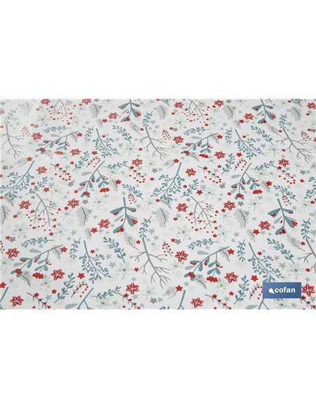 Rollo de hule con diseño primaveral | Protección y estilo para la mesa