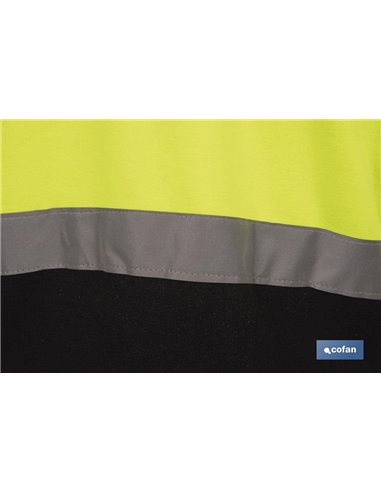 Forro polar de alta visibilidad con cierre de cremallera | Color: amarillo y azul | Disponible desde la talla S hasta la XXXL