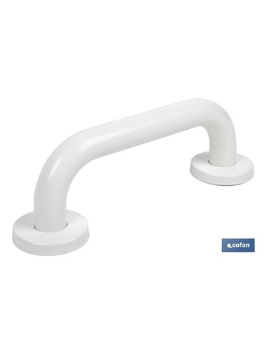 Barra de Apoyo Recta | Color: Blanco | Material: Acero Pintado | Diferentes Medidas