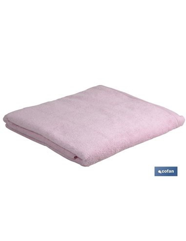 Juego de 3 toallas de color rosa claro con 580 g/m2 | Gama Flor | Set de toallas 100 % de algodón