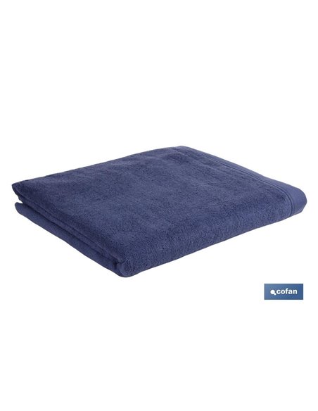 Juego de 3 toallas en color azul marino con 580 g/m2 | Gama Marín | Set de toallas 100 % de algodón